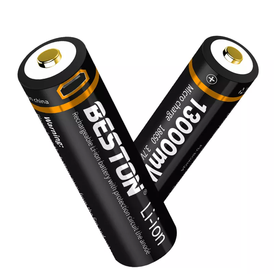 BESTON 18700 Micro USB Rechargeable Lithium Battery | 3.7V | 3500mAh | 1 Pack