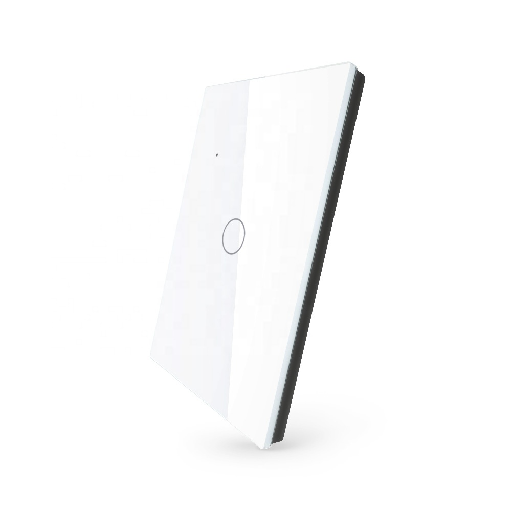 WIFI Control Smart Life Tuya 1CH US LED Neutral or No Neutral Smart Switch with RF433Mhz (White)