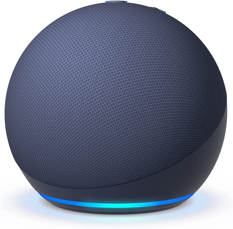 All-New Echo Dot (5th Gen, 2022 release) | Smart speaker with Alexa | Deep Sea Blue