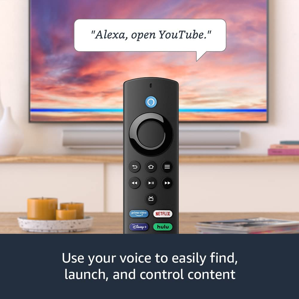 Fire TV Stick Lite with latest Alexa Voice Remote Lite (no TV controls), HD streaming device 2021