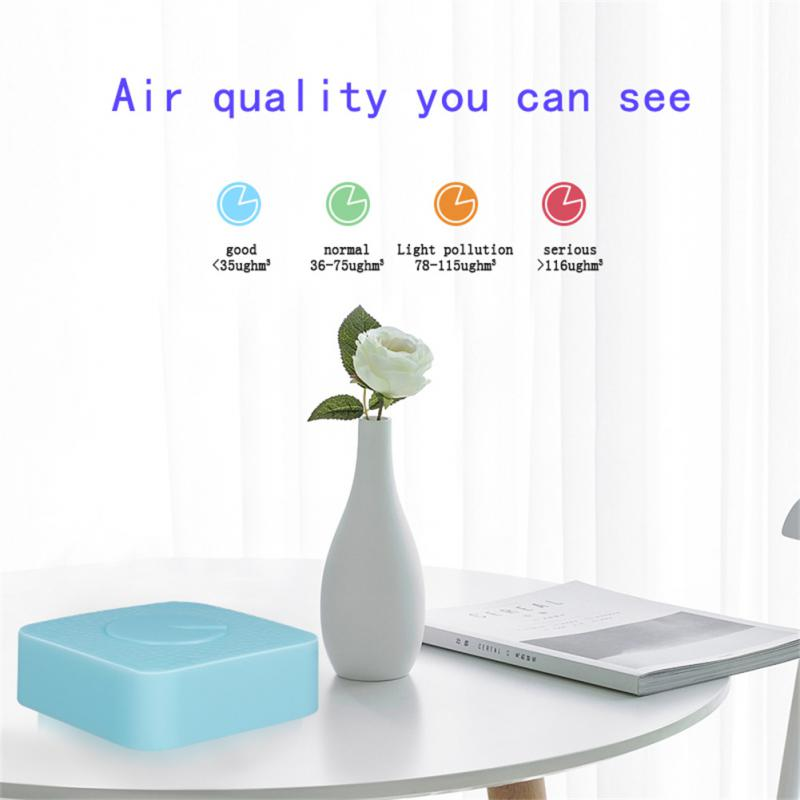 Smart Life Tuya WIFI Air Quality Monitor PM2.5 PM10 Temperature Humidity Sensor Detector