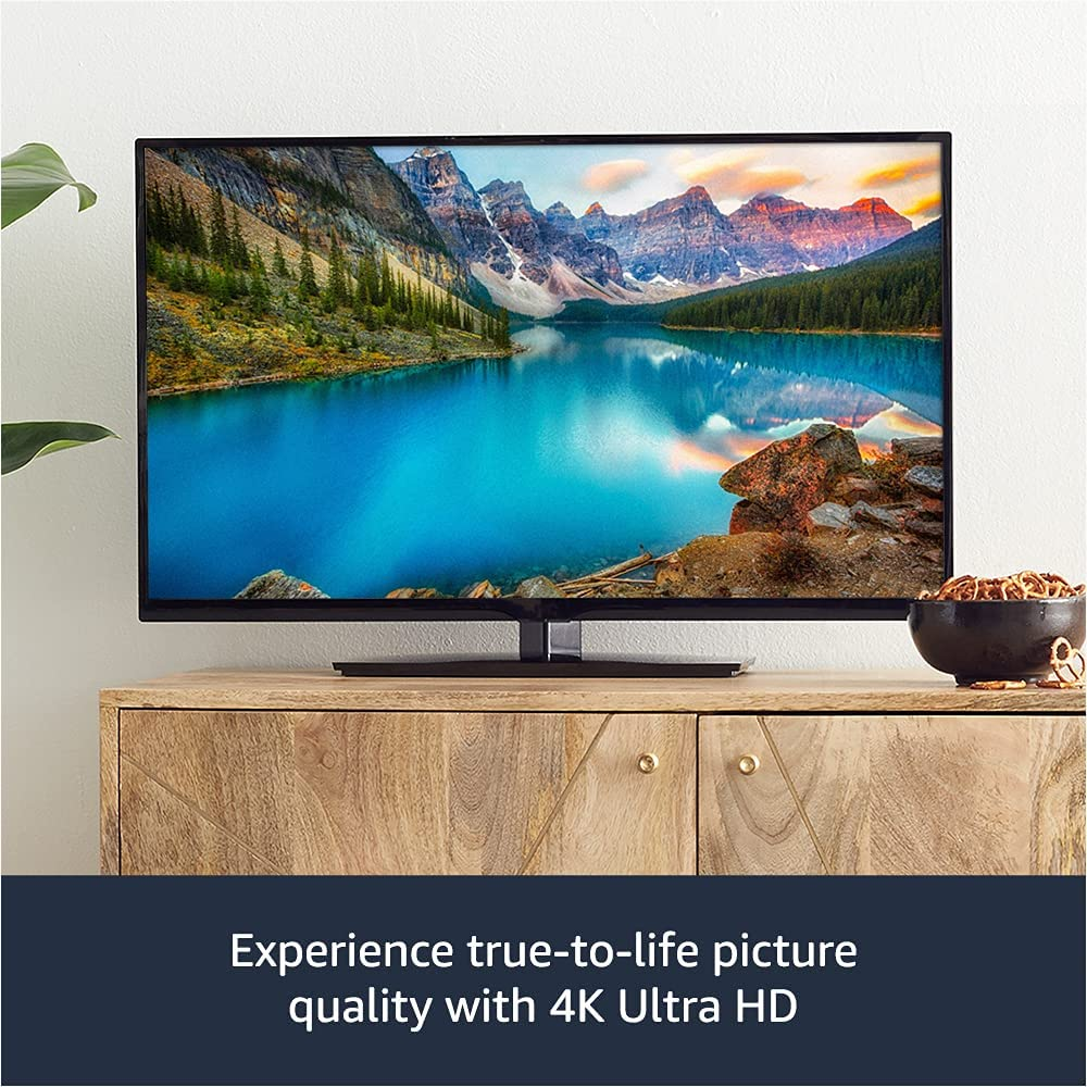 Fire TV Stick 4K streaming device with latest Alexa Voice Remote (includes TV controls) 2021