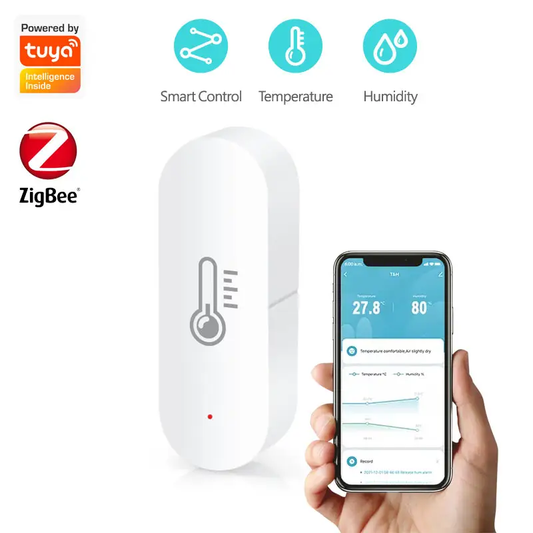 Smart Life Tuya Zigbee Temperature & Humidity Sensor | 3V