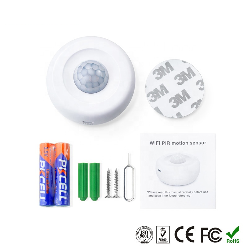 Smart Life Tuya WIFI Wireless Ceiling PIR Motion Detector Sensor | 3V / 5V