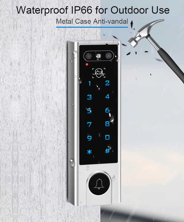 Smart Life Tuya WIFI Access Control 12V Face Keypad Card Doorbell | IP66 | DLV3