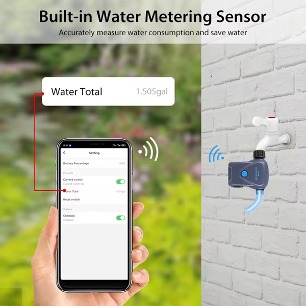 Smart Life Tuya Zigbee Irrigation Valve Sprinkler Timer Controller Switch | Battery Operated (Copy)