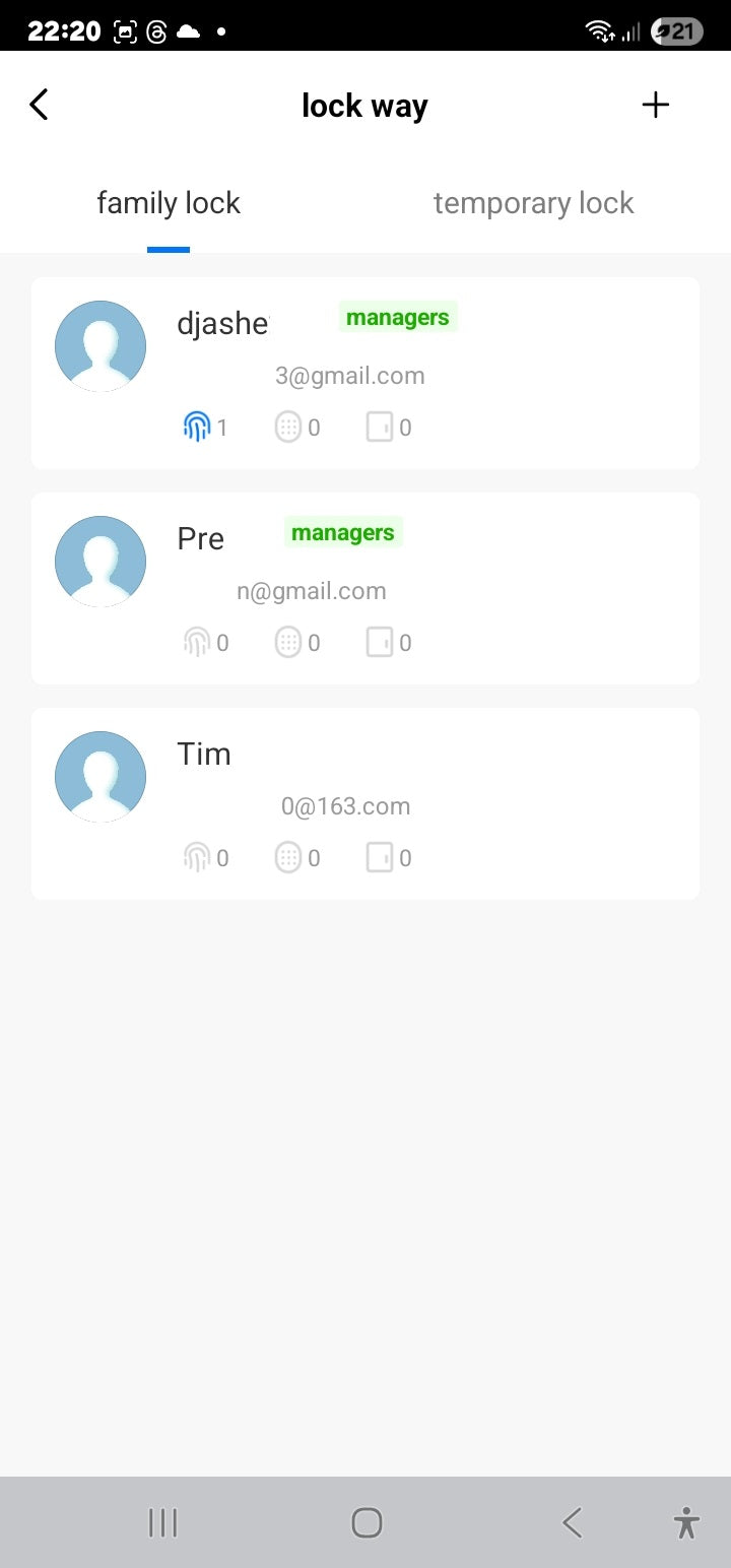 Smart Life Tuya Zigbee Door Handle Fingerprint Keypad Card Lock | F2 | Waterproof | Black