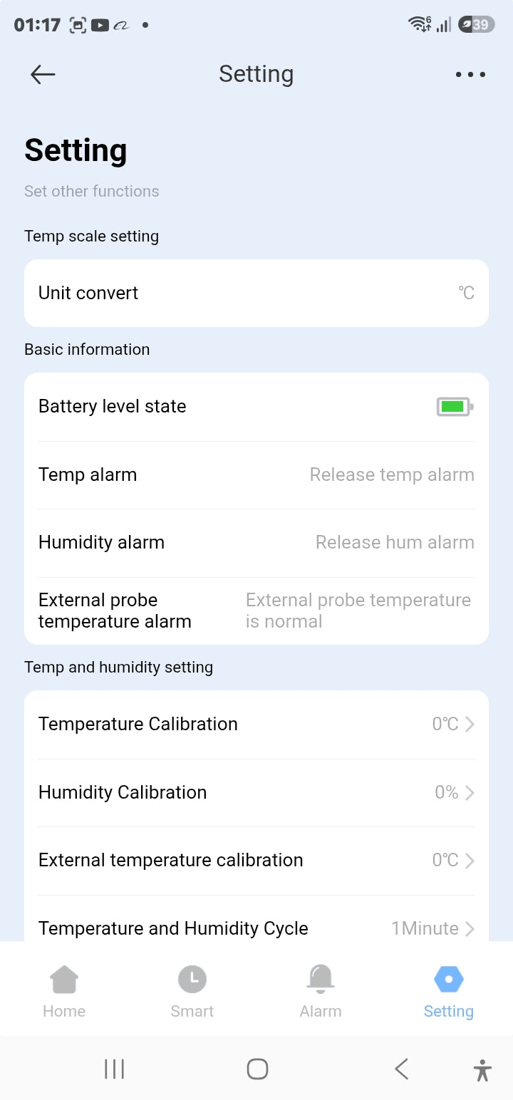 Smart Life Tuya WIFI Temperature & Humidity Sensor w/ External Temperature Probe | 3V
