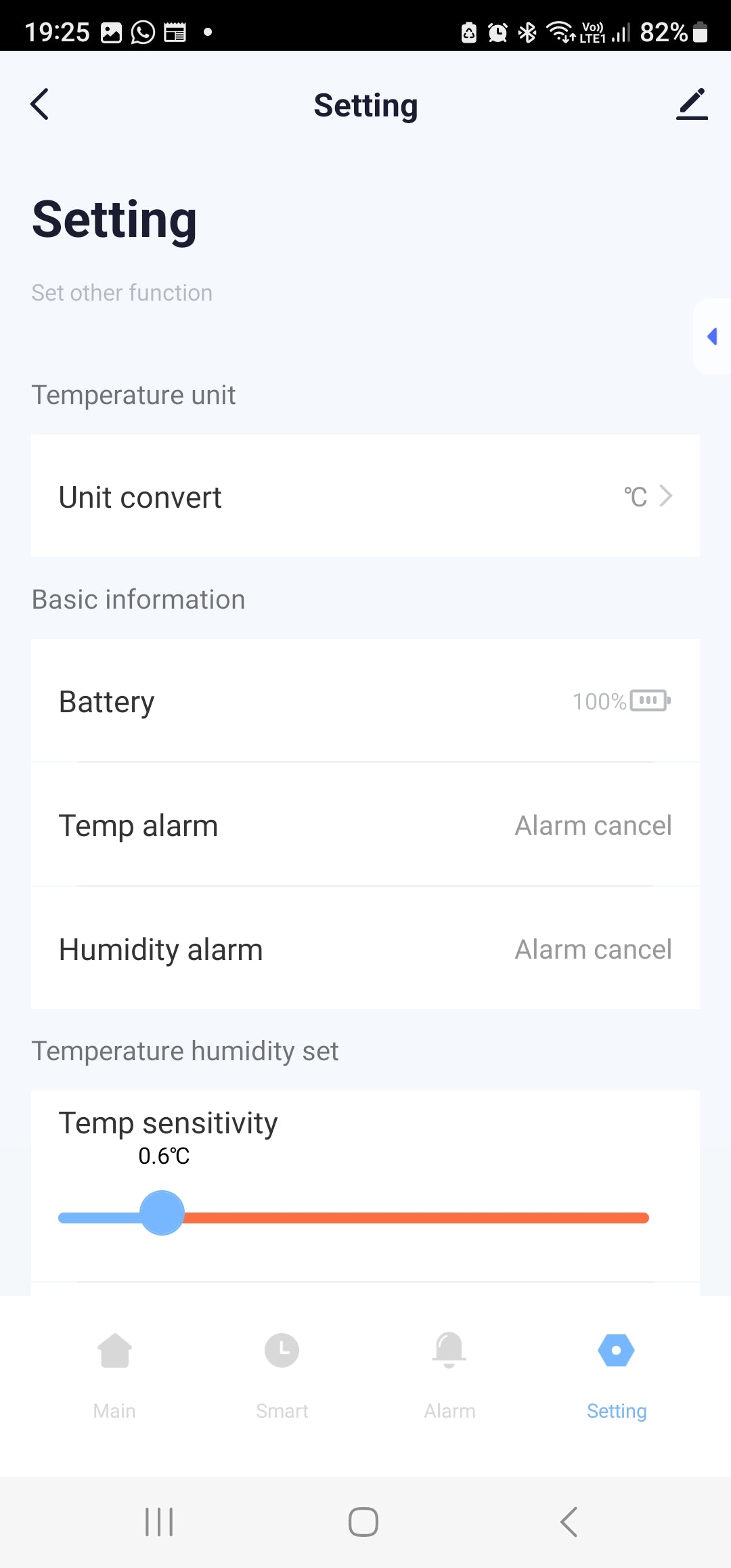 Smart Life Tuya WIFI Temperature Humidity Sensor w/ Clock Date w/ Backlight