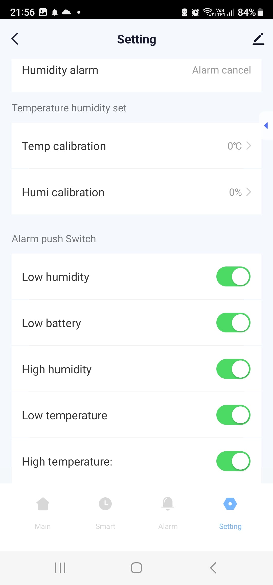 Smart Life Tuya Bluetooth Temperature & Humidity Sensor | 3V