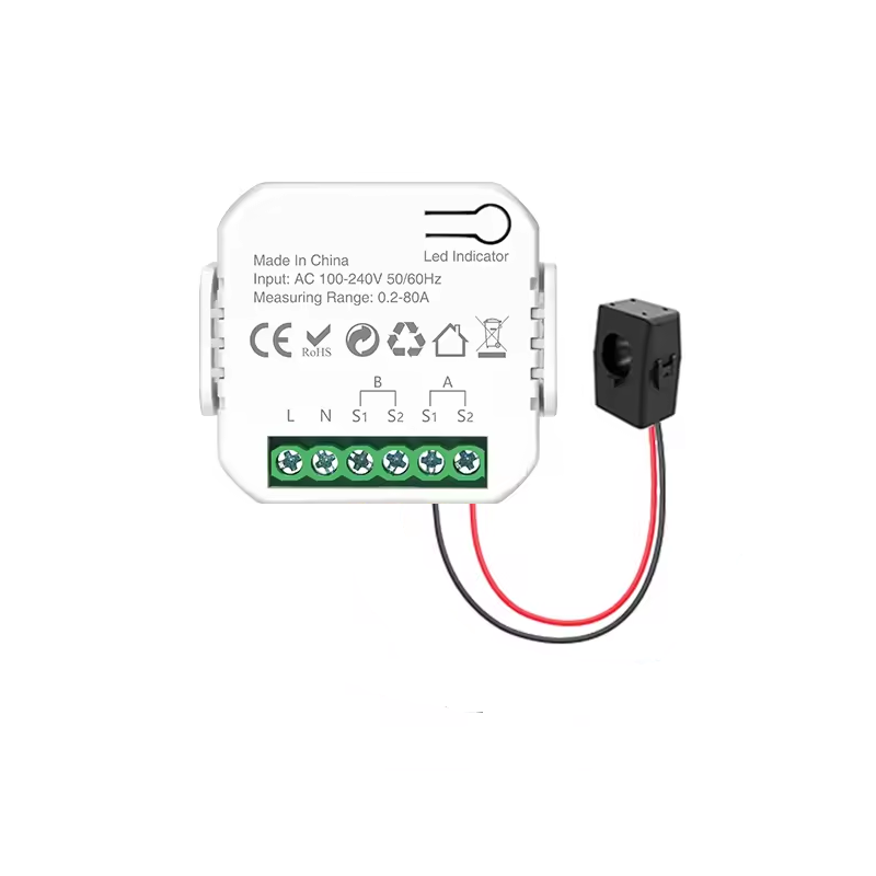 Smart Life Tuya WIFI 1CH Bidirectional Mini Power Monitor Clamp Meter ...