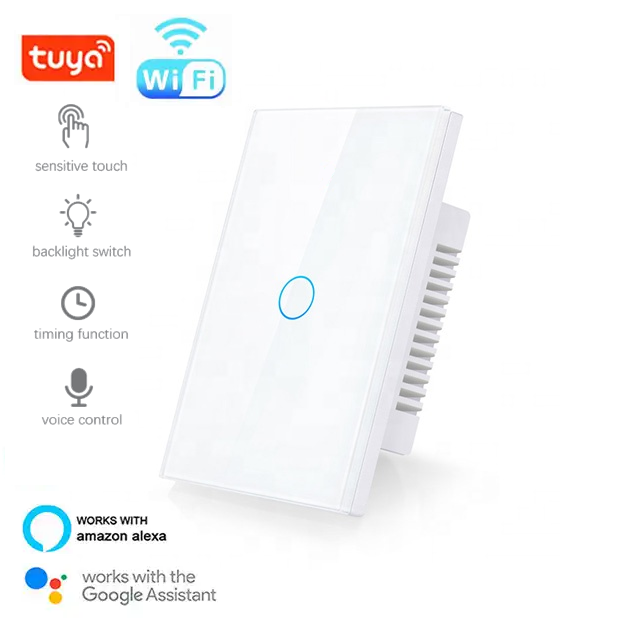 Smart Life Tuya WIFI 1CH LED Light Switch | Live & Neutral / Live & No Neutral Wire | White