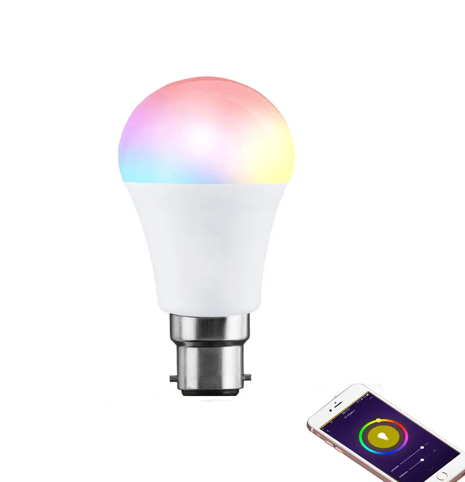 Smart Life Tuya WIFI 9W B22 RGB CCT LED Light Bulb | 3000K to 6000K | RGB