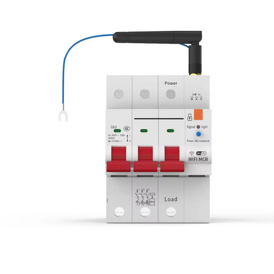 Smart Life Tuya WIFI 3P 230V 63A 13800W 13.8KW MCB Switch Circuit Breaker w/ Power Monitor