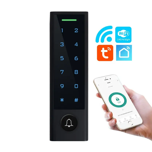 Smart Life Tuya WIFI Waterproof 12V Access Control Keypad Card Doorbell Door Gate Garage Motor CH3