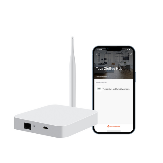 Smart Life Tuya Zigbee to LAN Hub Gateway | 20dB Antenna | 5V | Wired