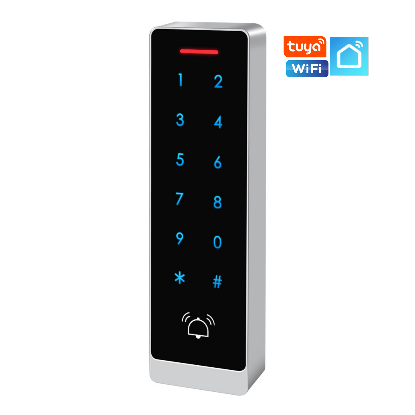 Smart Life Tuya WIFI Access Control 12V Keypad Card Doorbell | IP66 | DLH7