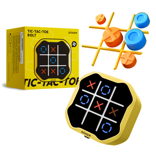 GiiKER Tic‑Tac‑Toe Bolt – Smart 3‑in‑1 Game with AI & Memory Training | STEM Toy for Kids 3+