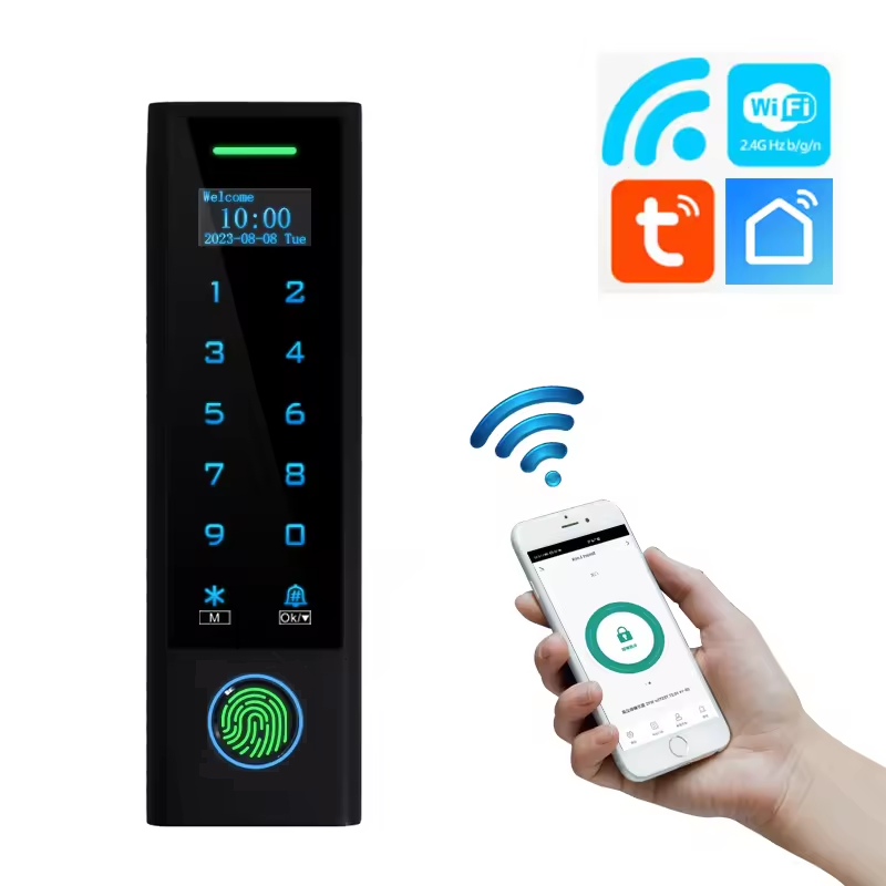 Smart Life Tuya WIFI Waterproof 12V Access Control Fingerprint Keypad ...