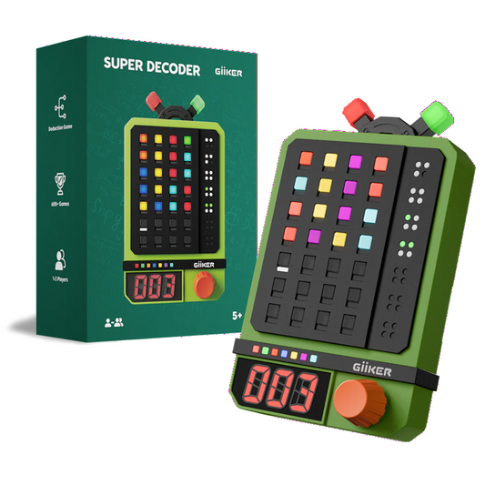 GiiKER Super Decoder – Smart Code‑Breaking Puzzle Console with 600 Levels STEM Logic Game for Kids 5+