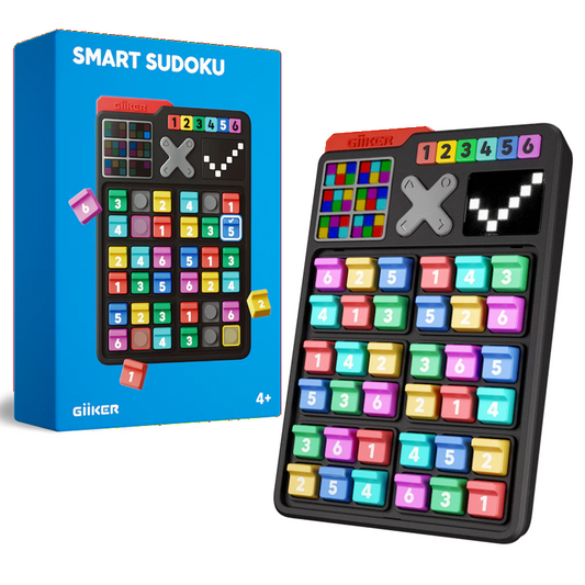 GiiKER Smart Sudoku – Interactive Sudoku Console with 2500 Challenges | STEM Logic Game for Kids 4+