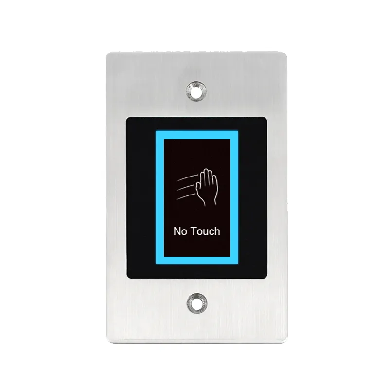 Access Control Embedded Waterproof 12V 24V Infrared No Touch Exit Button Door Release Button