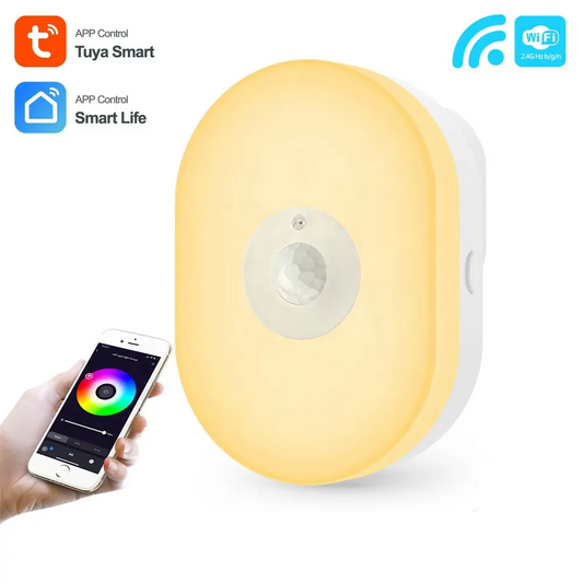 Smart Life Tuya WIFI LED Night Light w/ PIR Motion Detector Sensor | RGB CCT | 240V