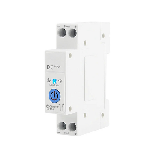 Smart Life Tuya WIFI 1P w/ Neutral Switch Breaker | 8-90V DC 40A