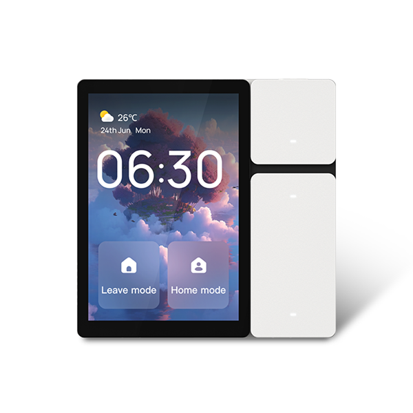 Smart Life Tuya WIFI 3.5 inch In-Wall Touch Screen Control Panel w/ 3CH Relays & IR Remote Controller