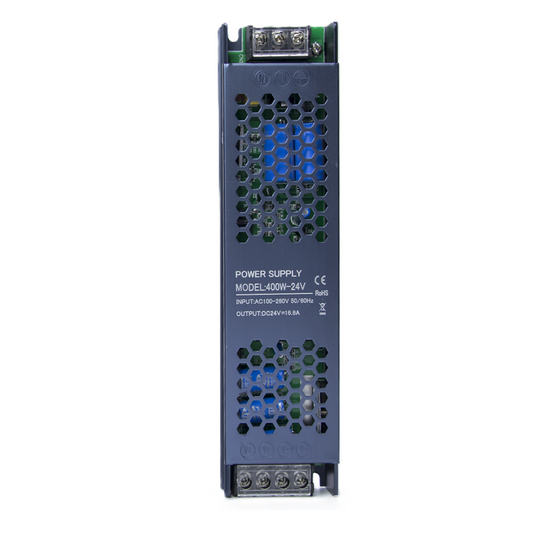 DC 24V 16.6A 400W Slim LED Driver Constant Voltage Power Supply for LED Strips & Lighting | AC Input
