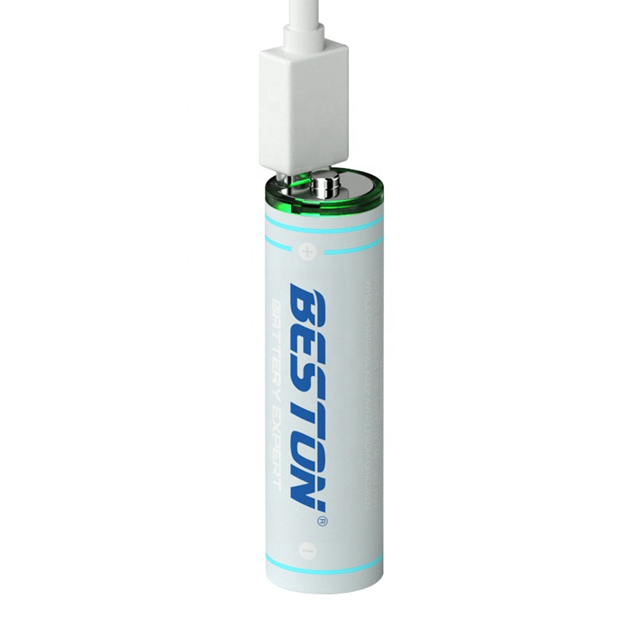 BESTON AA USB C Rechargeable Lithium-ion Battery | 14500 | 1.5V | 1332mAh | 4 Pack
