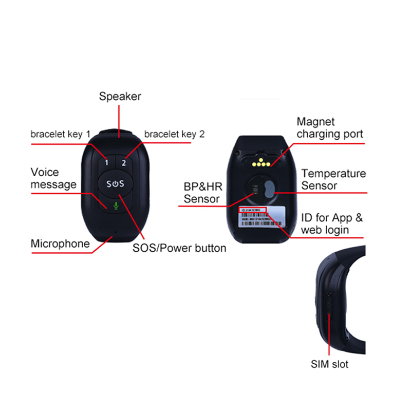 4G GPS Watch Child Elderly Safety Real-Time Tracker, SOS Button, Voice Calling & Health Monitor