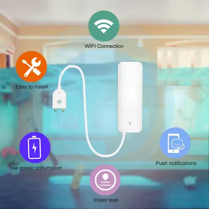 Smart Life Tuya WIFI Wireless Water Leak Flood Detector Sensor | 3V