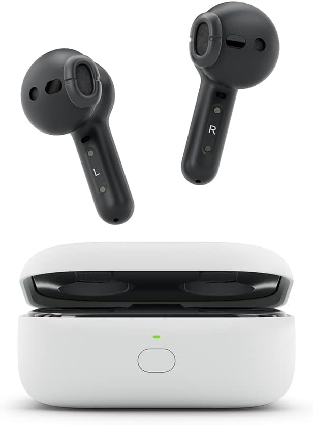 All-new Echo Buds (2023 Release) True Wireless Bluetooth 5.2 Earbuds with Alexa, charging case Black