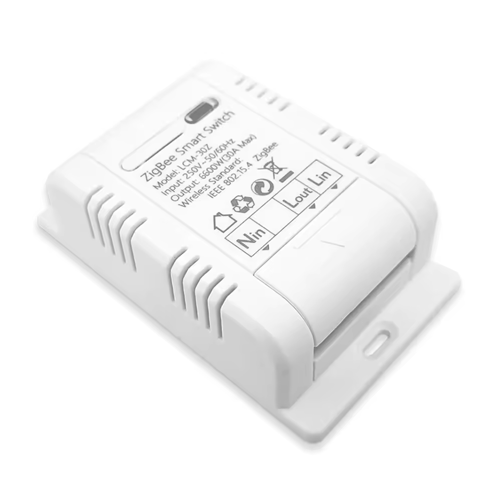 Smart Life Tuya Zigbee 1CH 30A 6600W 6.6KW Switch w/ Power Monitor