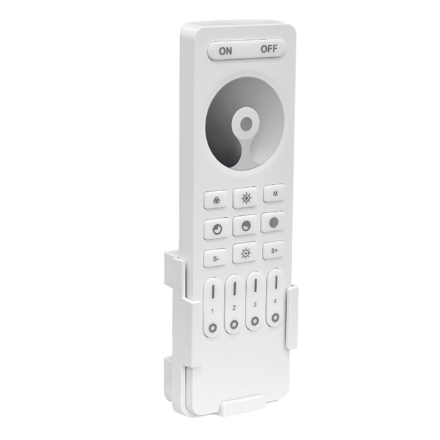 Wireless 2.4G RF Remote Controller | 4 Zones | Single Colour | Dimming | 3V | RC01RF | White