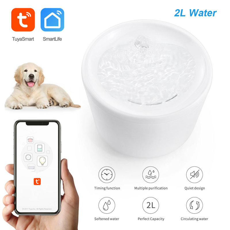 Smart Pet Water Fountain 2L – Automatic Cat & Dog Water Dispenser with Filter | 5V