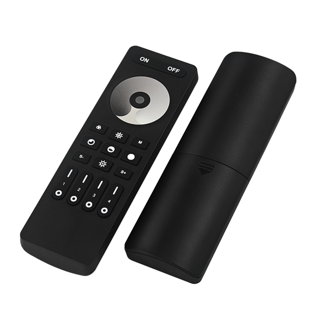 Wireless 2.4G RF Remote Controller | 4 Zones | Single Colour | Dimming | 3V | RC01RF | Black