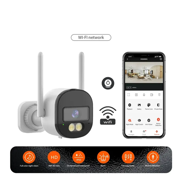 Smart Life Tuya WIFI 3MP HD Bullet CCTV Camera w/ 2 way audio | IP65 Rainproof | 5V