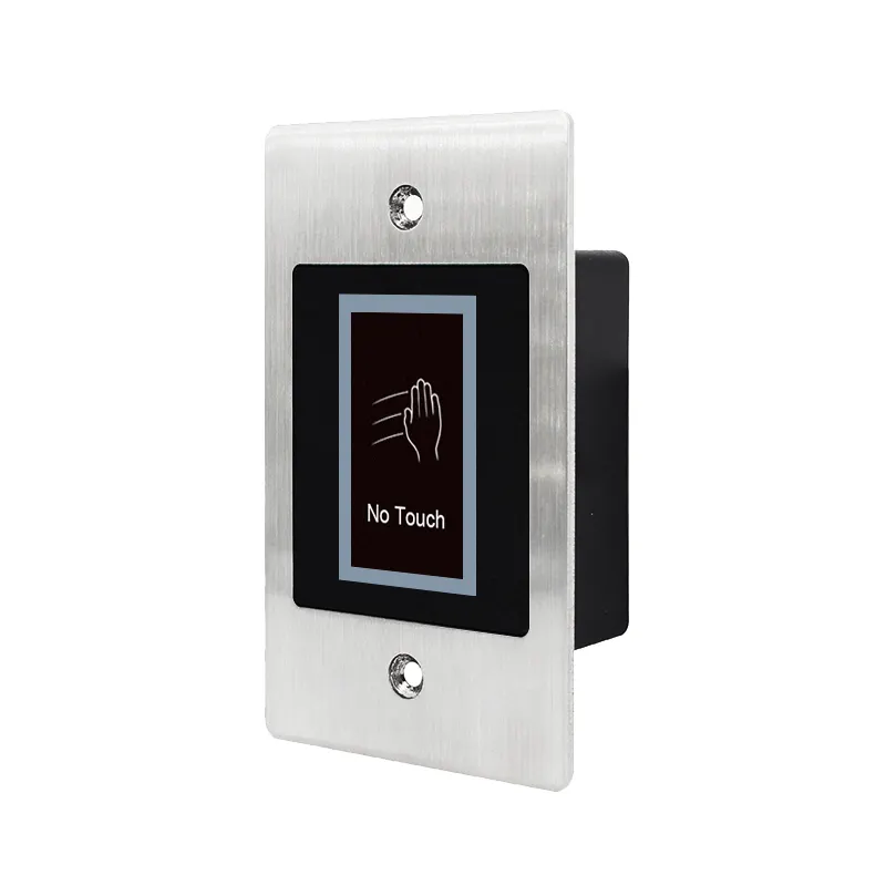 Access Control Embedded Waterproof 12V 24V Infrared No Touch Exit Button Door Release Button