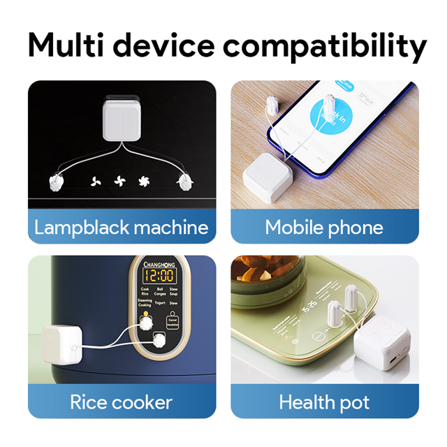 Smart Life Tuya Bluetooth 2CH Fingerbot Smart Button Pusher for Touch Screens, Switches, Appliances