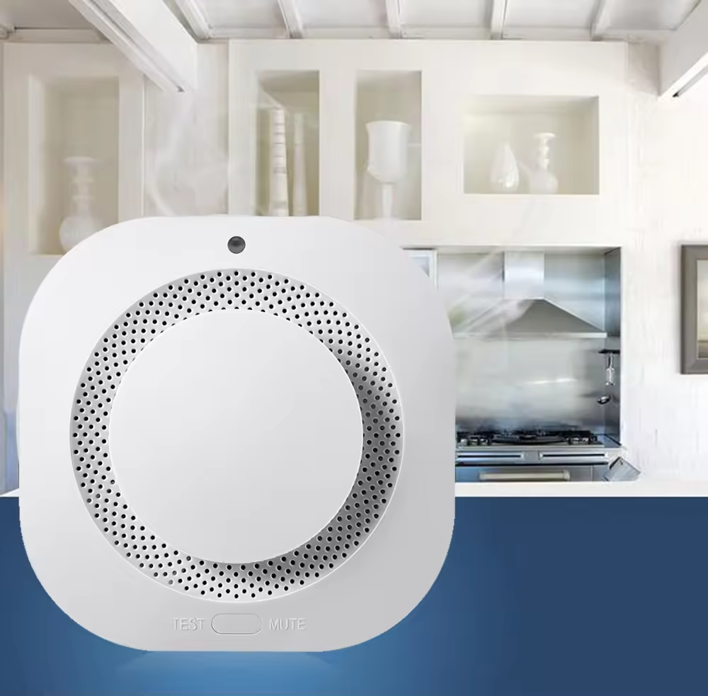 Wireless Smoke Detector Sensor w/ 80db Alarm Speaker for WG103T or H502 GSM Alarm System | RF433