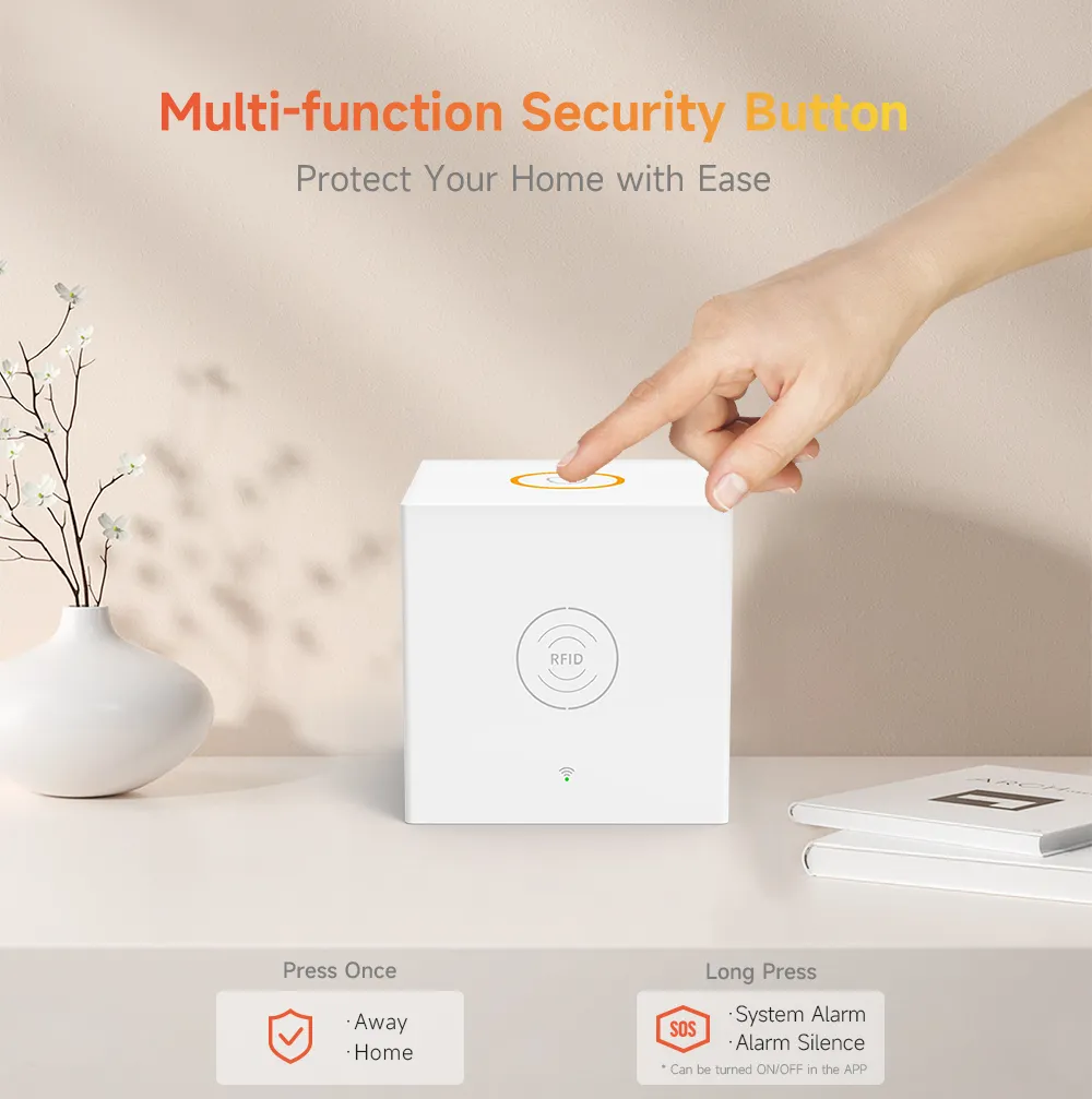 Smart Life Tuya WIFI Alarm System for Door Window PIR Motion Doorbell SOS Panic | 5V w/ Backup power