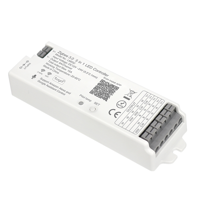 Smart Life Tuya Zigbee LED Strip Light Controller | PWM Single Colour/CCT/RGB/RGBW/RGBCCT DC12-24V
