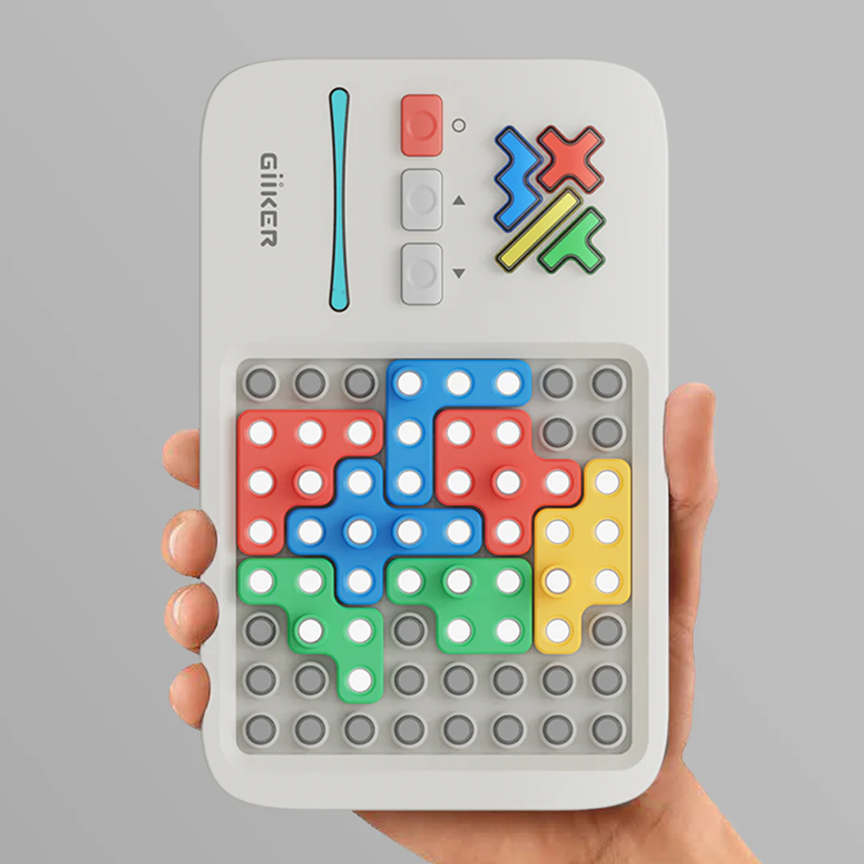 GiiKER Super Blocks – Smart Puzzle Game with 1000+ Challenges for Kids Adults STEM Learning Toy