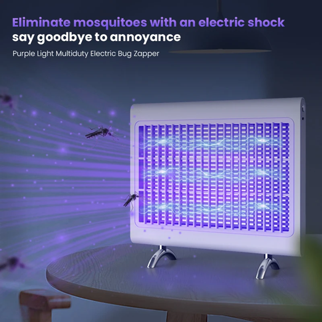 Mosquito Insect Fly Traps UV Purple Light Lamp | 5V | Desk Standable | Blue
