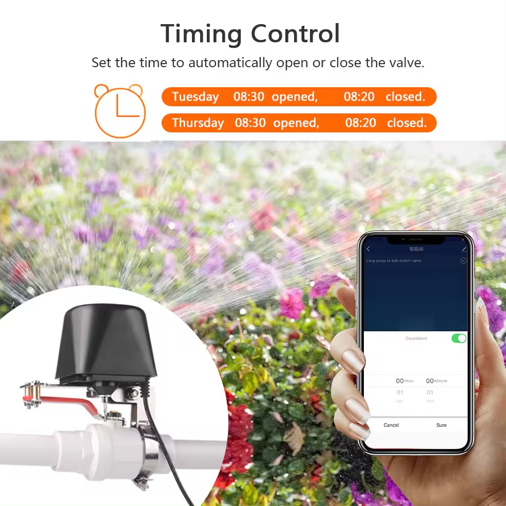 Smart Life Tuya WIFI Water Pipe / Gas Pipe Valve Manipulator | 12V