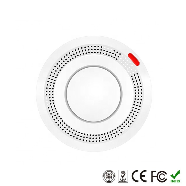 Smart Life Tuya Zigbee Wireless Smoke Detector Sensor with Alarm Sound Speaker | 3V