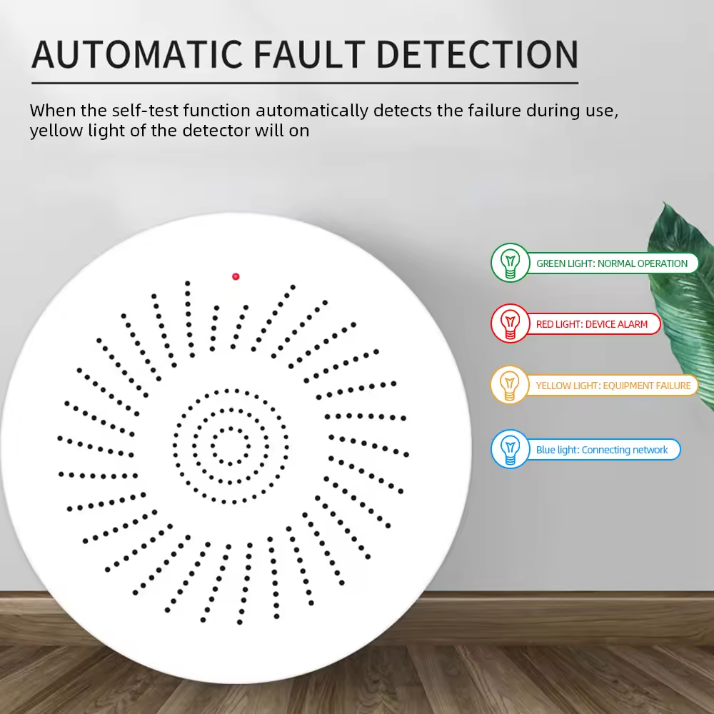 Smart Life Tuya WIFI Gas Detector Sensor w/ 80db Alarm Sound Speaker | 5V