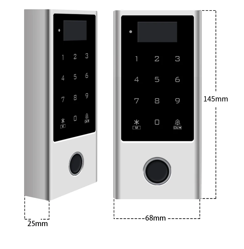 Smart Life Tuya WIFI Waterproof 12V Access Control Fingerprint Keypad Card Doorbell Gate Garage HFD1